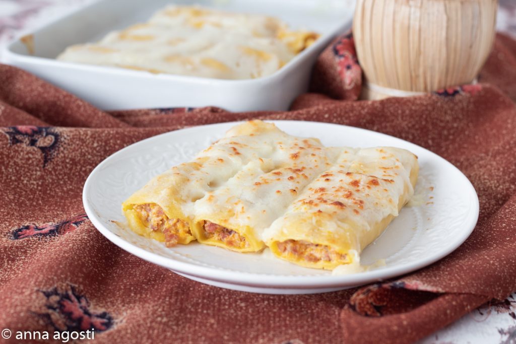 Pumpkin and Cotechino Cannelloni