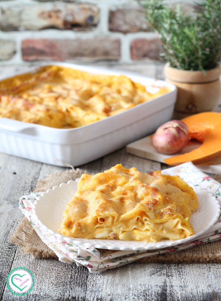 Pumpkin and Speck Lasagna