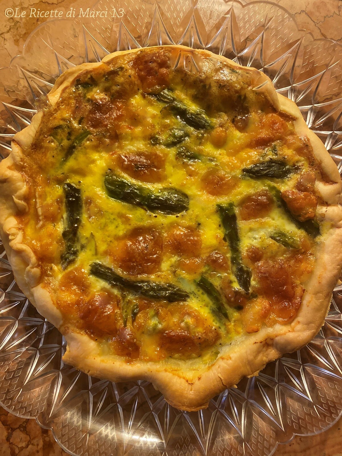 Spring Asparagus Quiche. Easy and Quick Recipe.