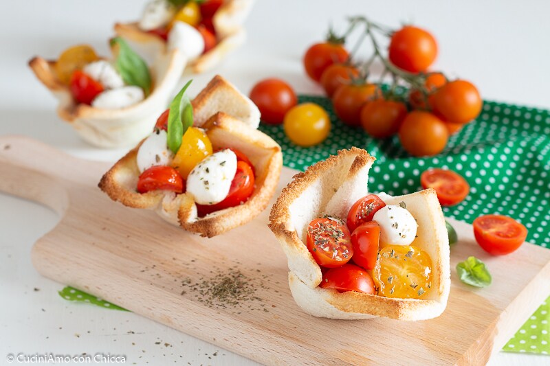 Quick Bread Baskets Easy Appetizer