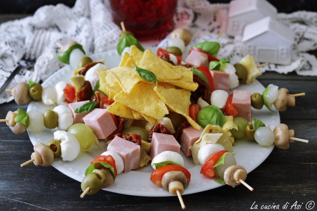 Quick wreath of appetizers