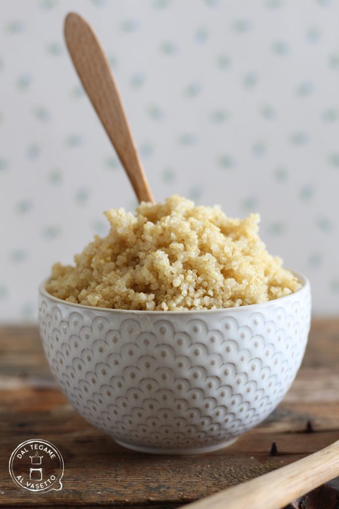 Quinoa steamed in the microwave