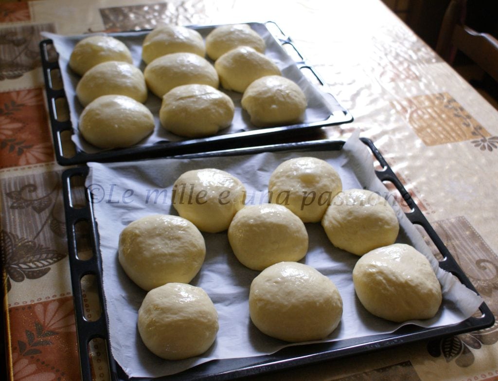 Brioche doughs second rising