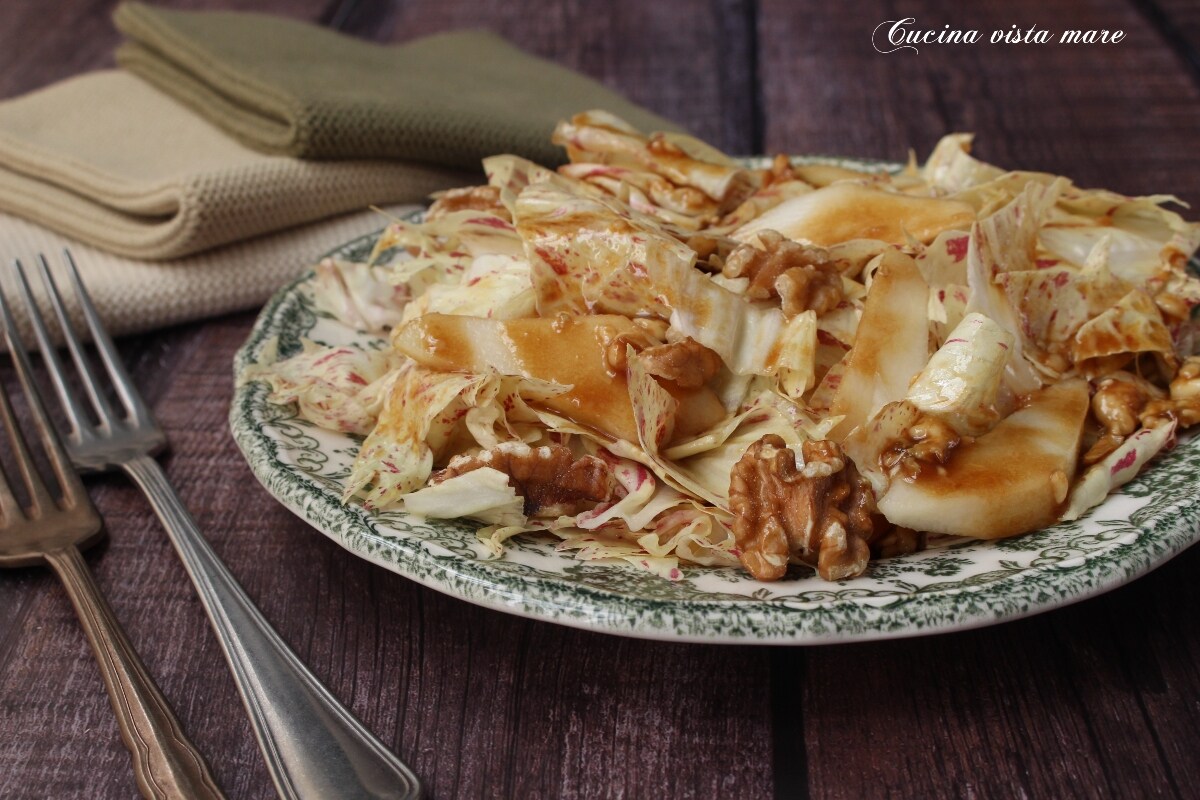 Radicchio, Pear, and Walnut Salad