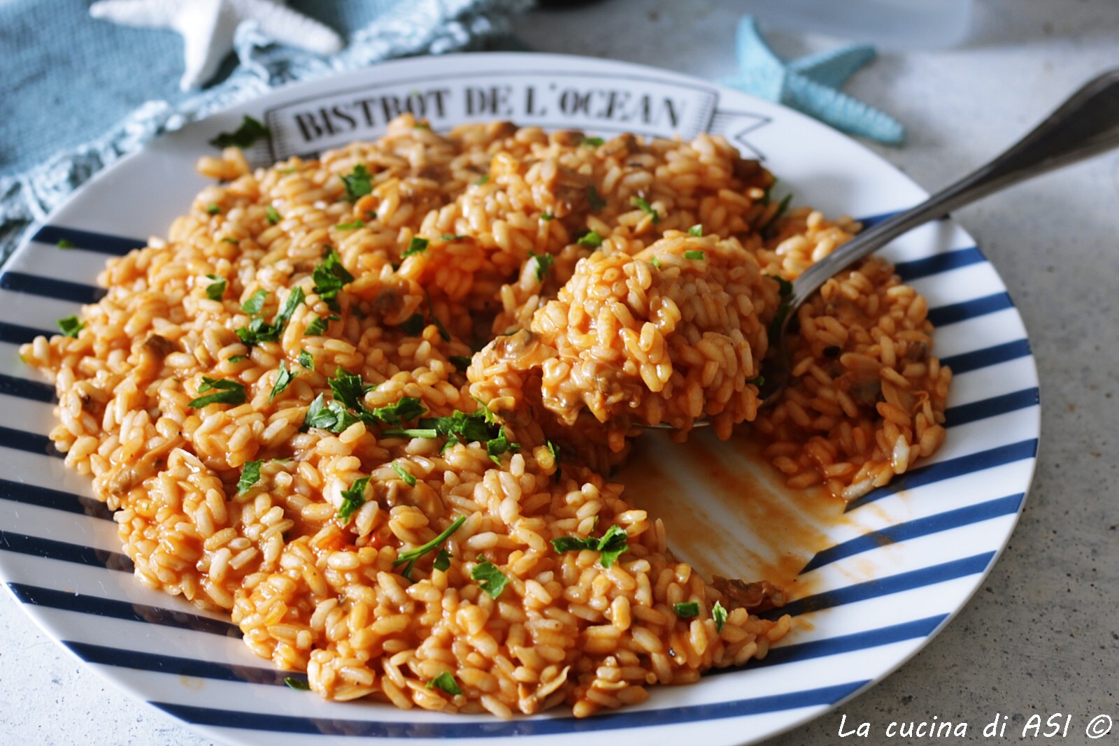 Red Clam Risotto