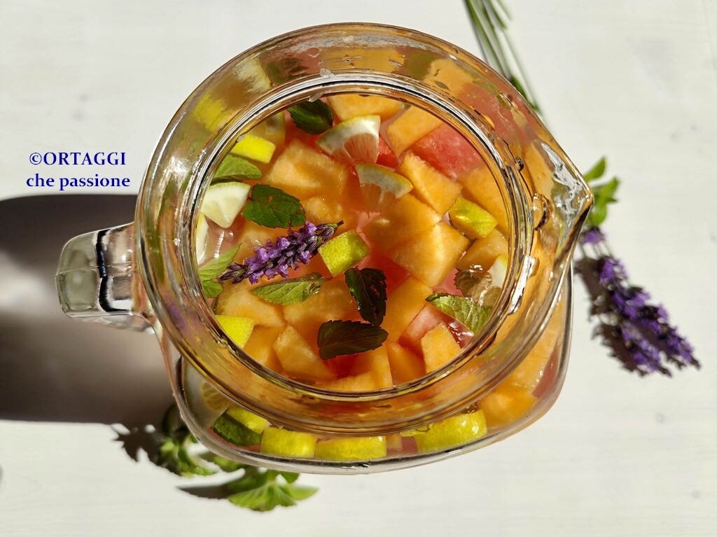Refreshing homemade drink