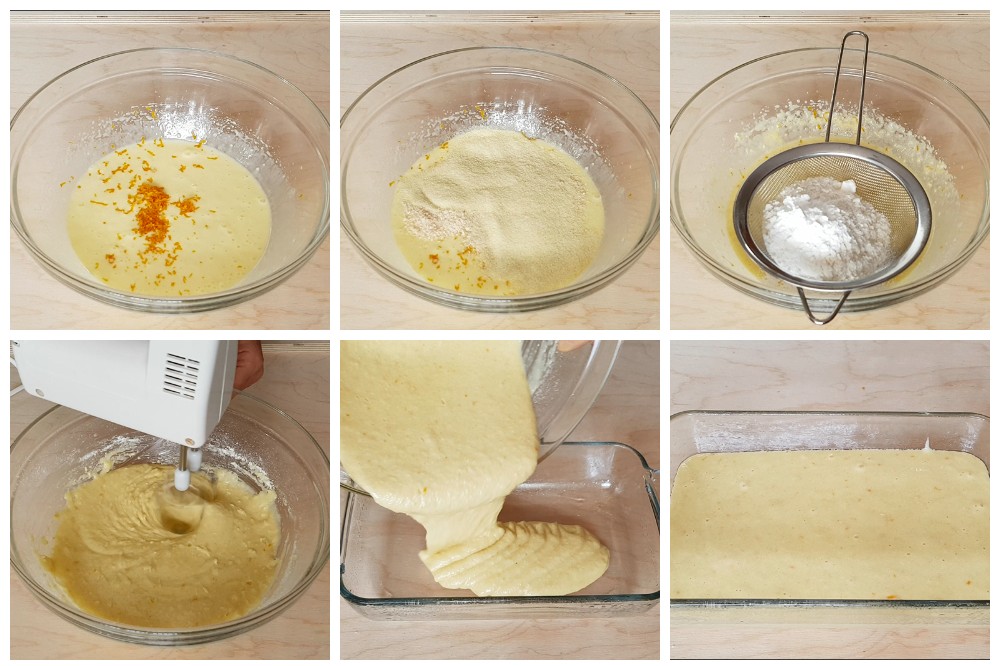 Turkish dessert with semolina, coconut, and yogurt