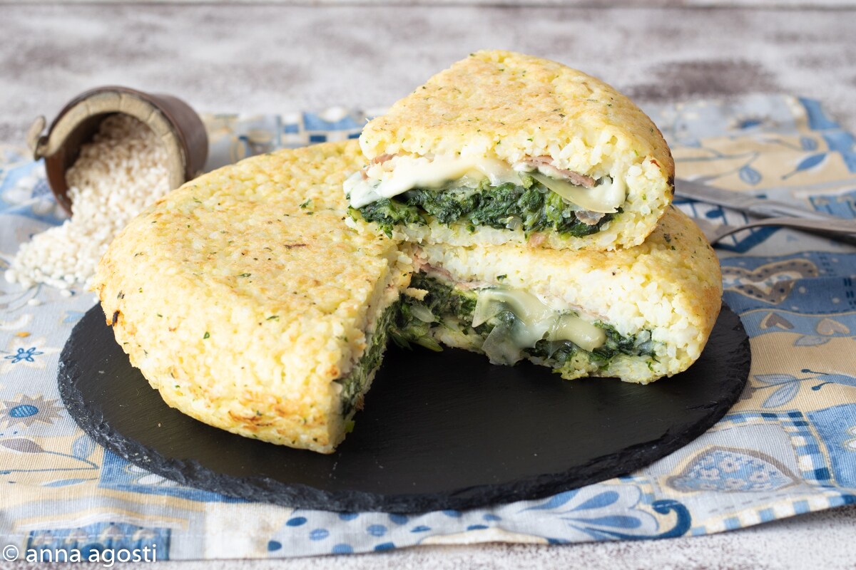 Rice Casserole Stuffed and Roasted in a Pan