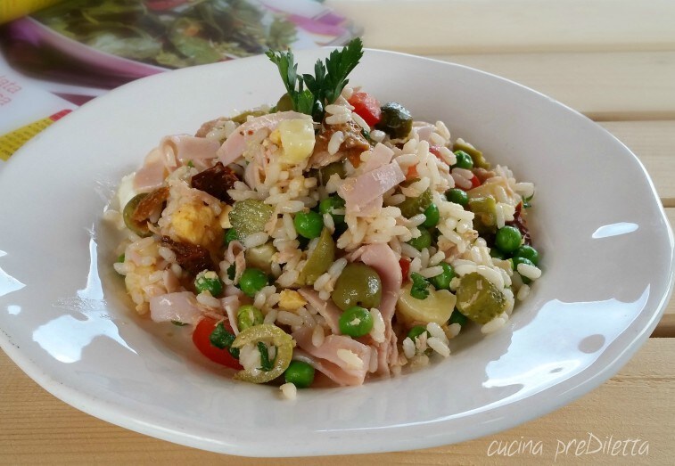 Rice Salad with Tuna and Peas