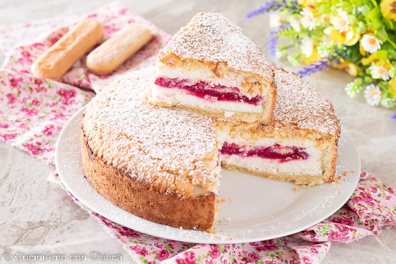 Ricotta and Alchermes Tart