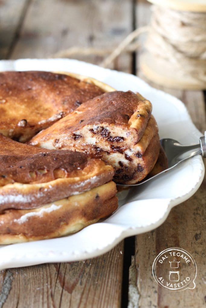Ricotta and Chocolate Cake in the Microwave