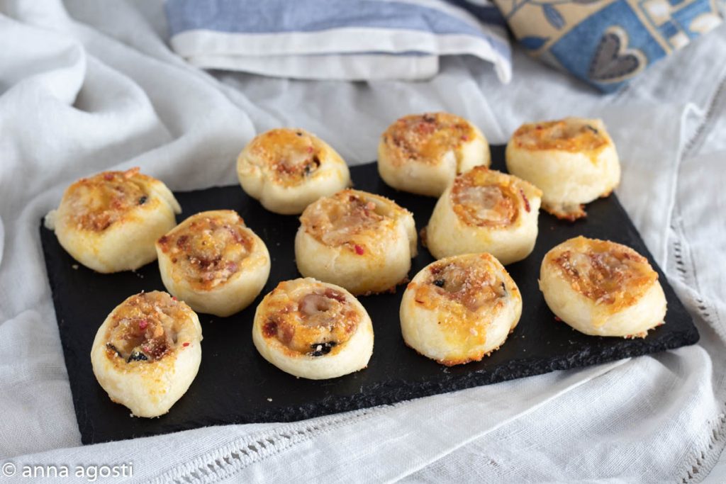 Ricotta and Olive Puff Pastry Swirls