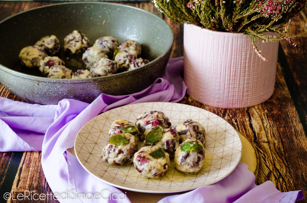 Ricotta and Radicchio Gnocchi