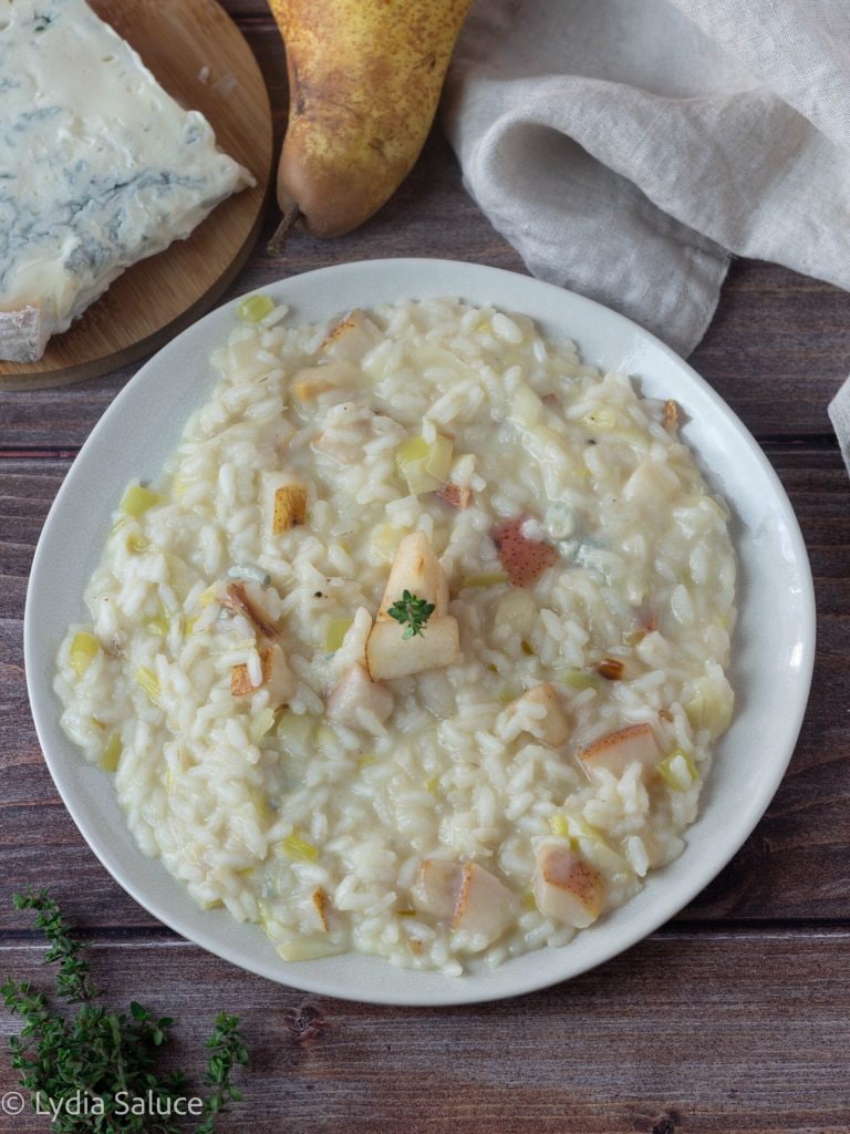 Pear and Gorgonzola Risotto