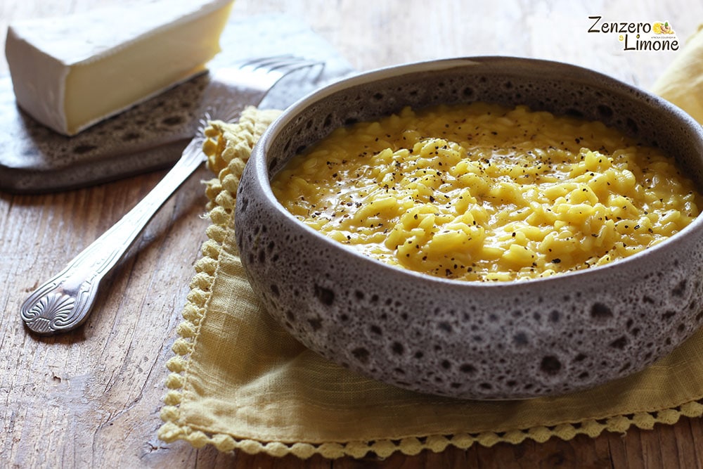 Risotto with Brie and Saffron