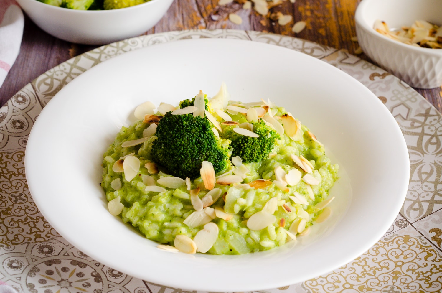 Risotto with Broccoli Cream