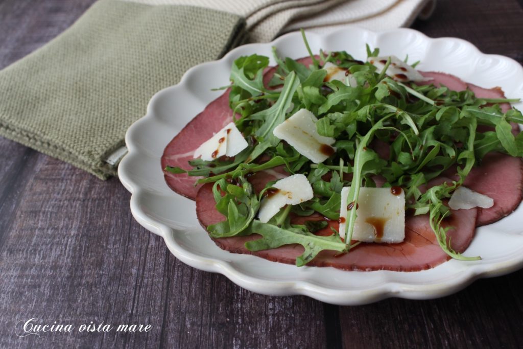 Roast Beef with Arugula and Parmesan Sea View Kitchen