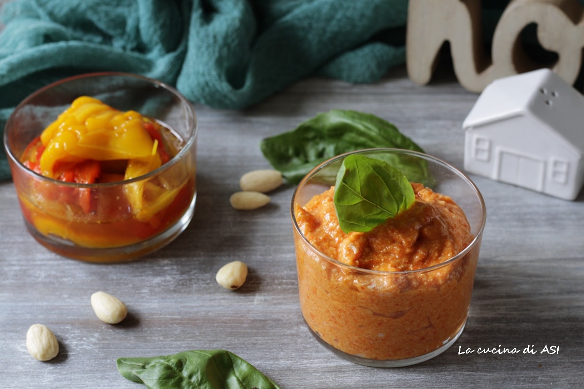 Roasted Red Pepper and Almond Pesto – creamy, sweet, and fragrant