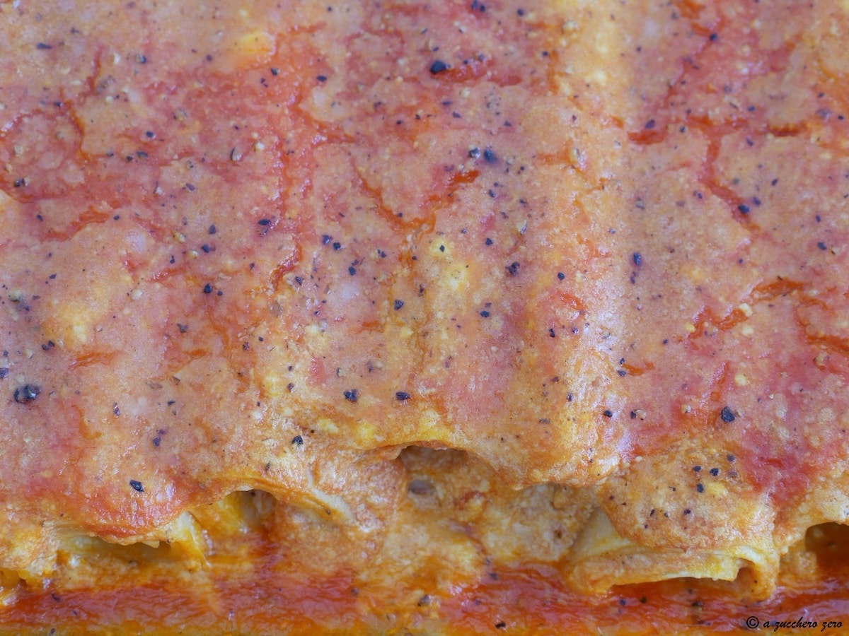 Rolled Lasagna with Ricotta and Tomato