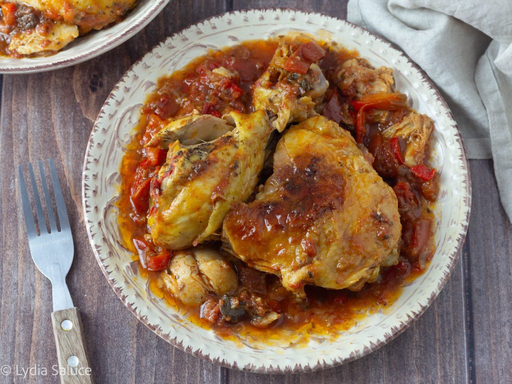 Roman-Style Chicken and Peppers
