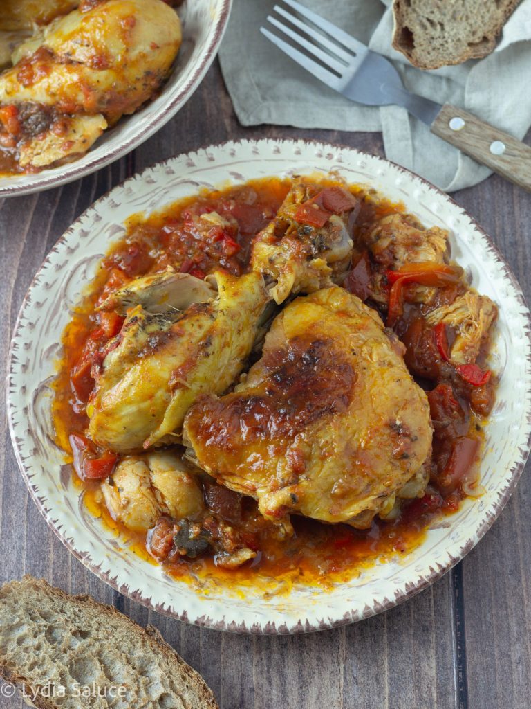 Roman-Style Chicken and Peppers