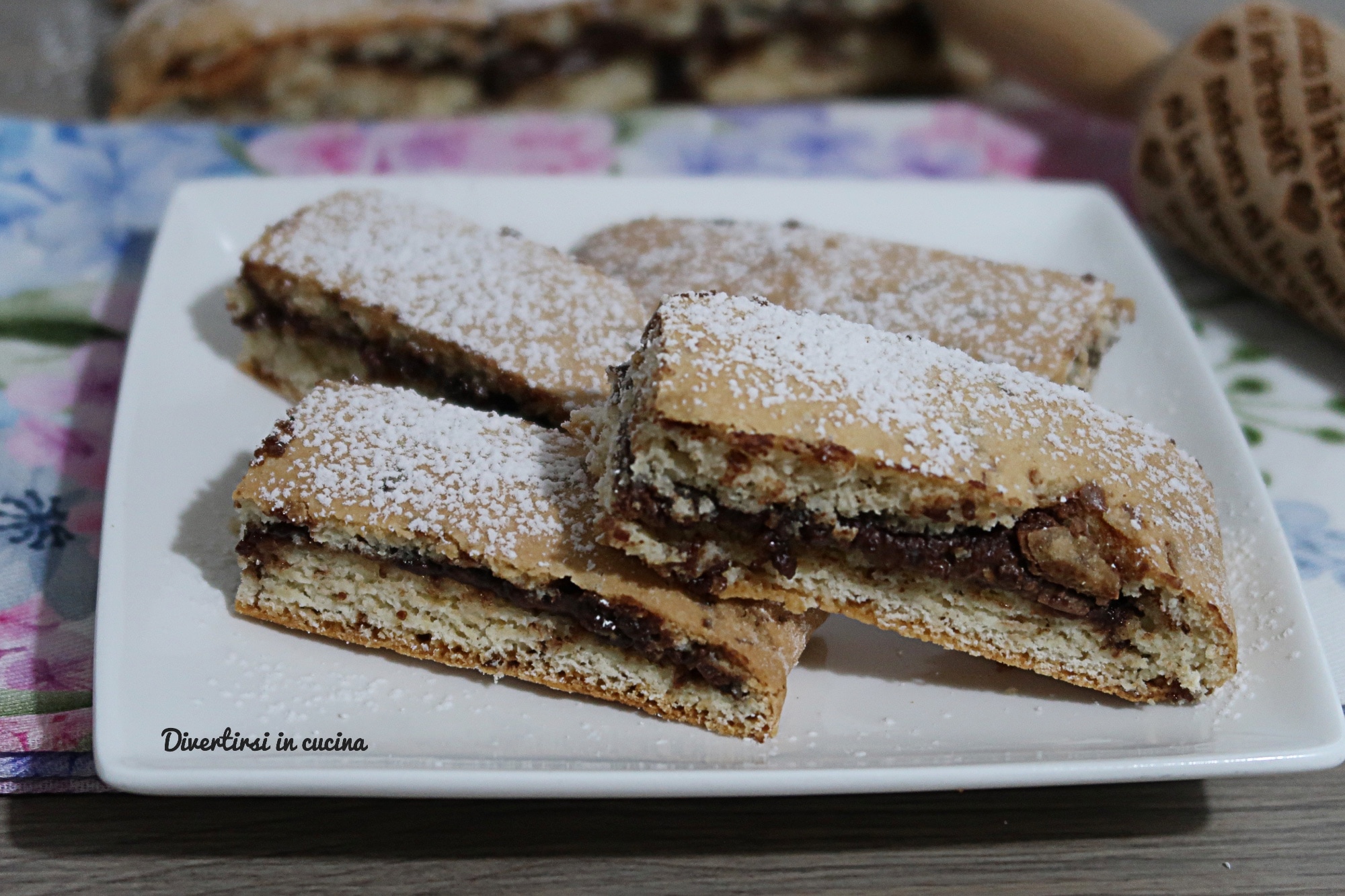 Rustic Nutella Cookies