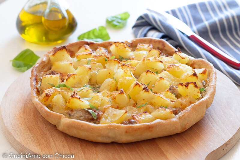 Rustic Pie with Sausage and Stracchino