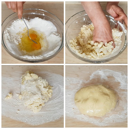 prepare the cookie dough