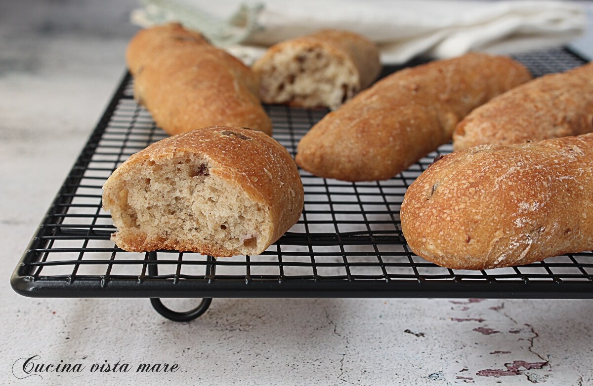 Rustic Walnut and Olive Loaves