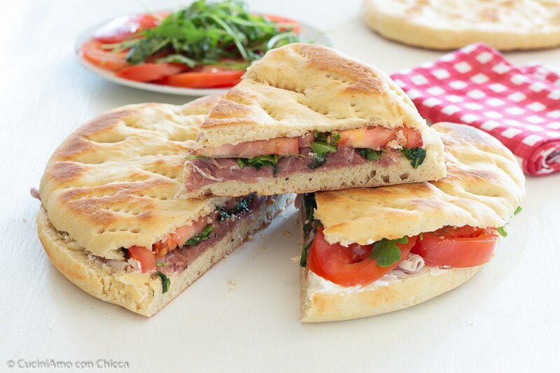 STUFFED FOCACCIA IN PAN