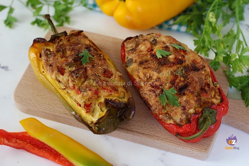 Stuffed Bell Peppers in Air Fryer