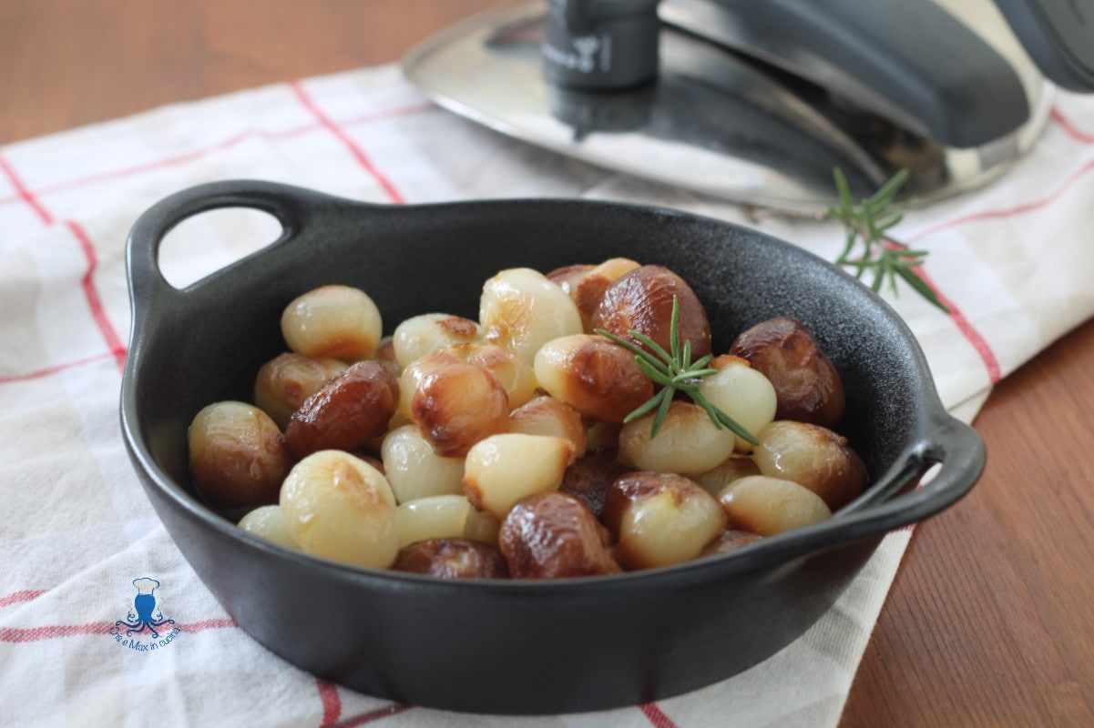 Sweet and Sour Pearl Onions in Pressure Cooker