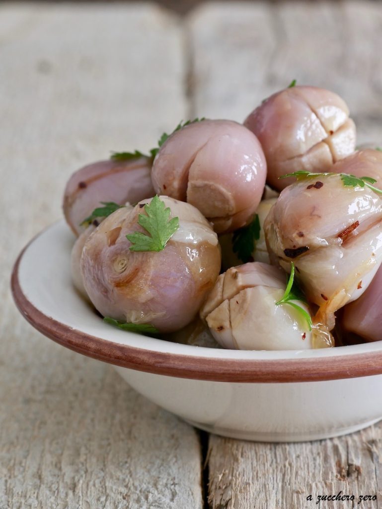 Salad of Lampascioni or Wild Calabrian Onions