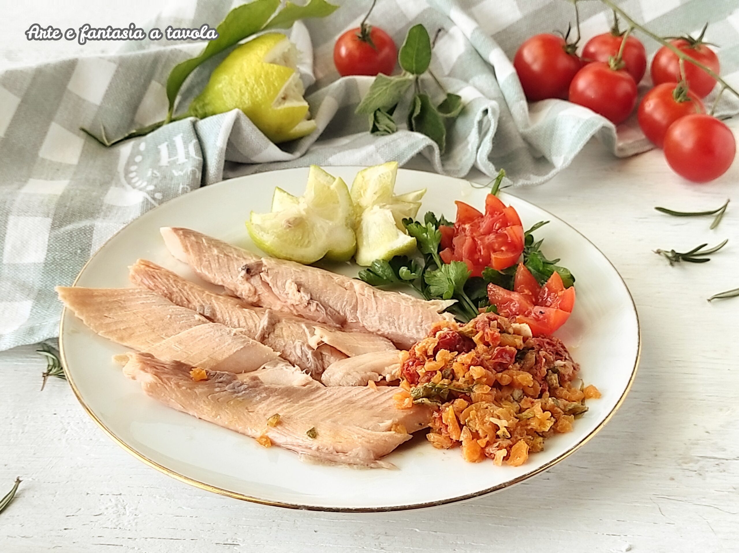 Salmon Trout with Vegetables – a complete main course