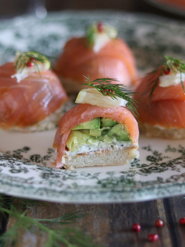Salmon and Avocado Bon Bons
