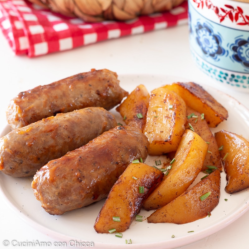 Sausages with Beer Potatoes