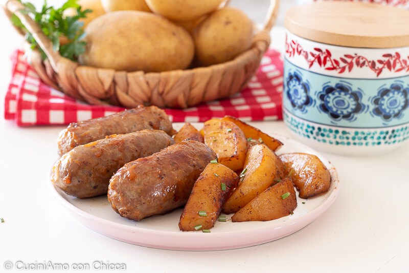 Sausages with Beer Potatoes