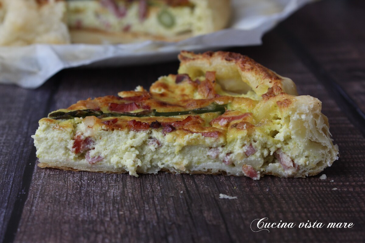 Savory Pie with Mascarpone and Asparagus