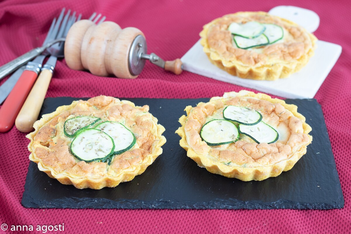 Savory Tarts with Vegetables, Simple Appetizer