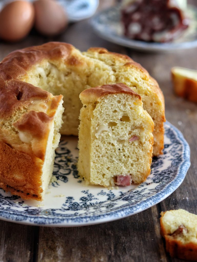 Savory Ring Cake with Salami and Cheese