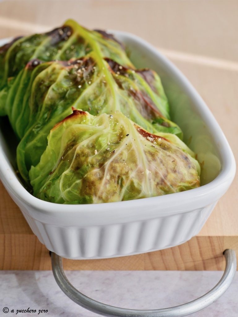 Savoy Cabbage Rolls with Meat without Eggs