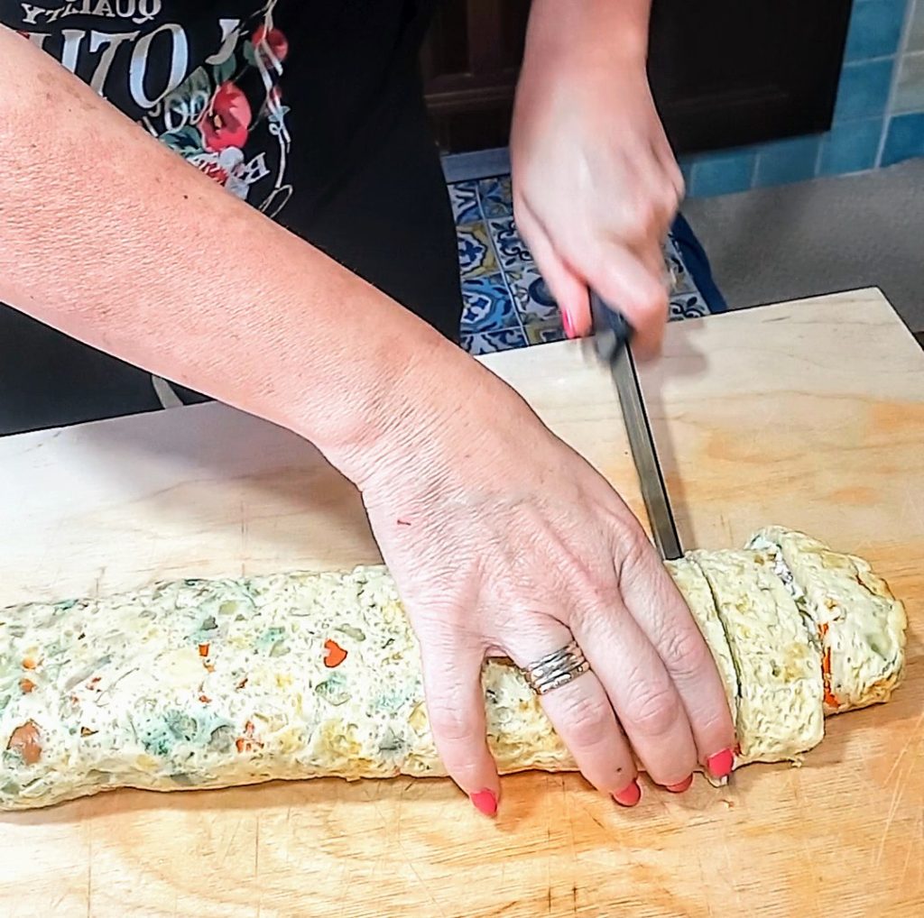 Light Omelette Roll with Vegetables