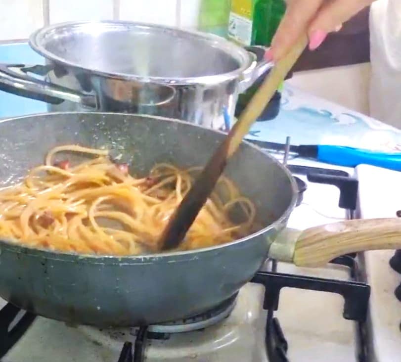 The Alternative Carbonara with a Sea View