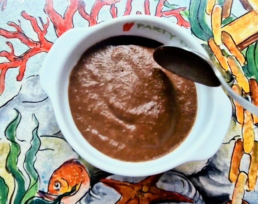 Persimmon and Lotus Pudding