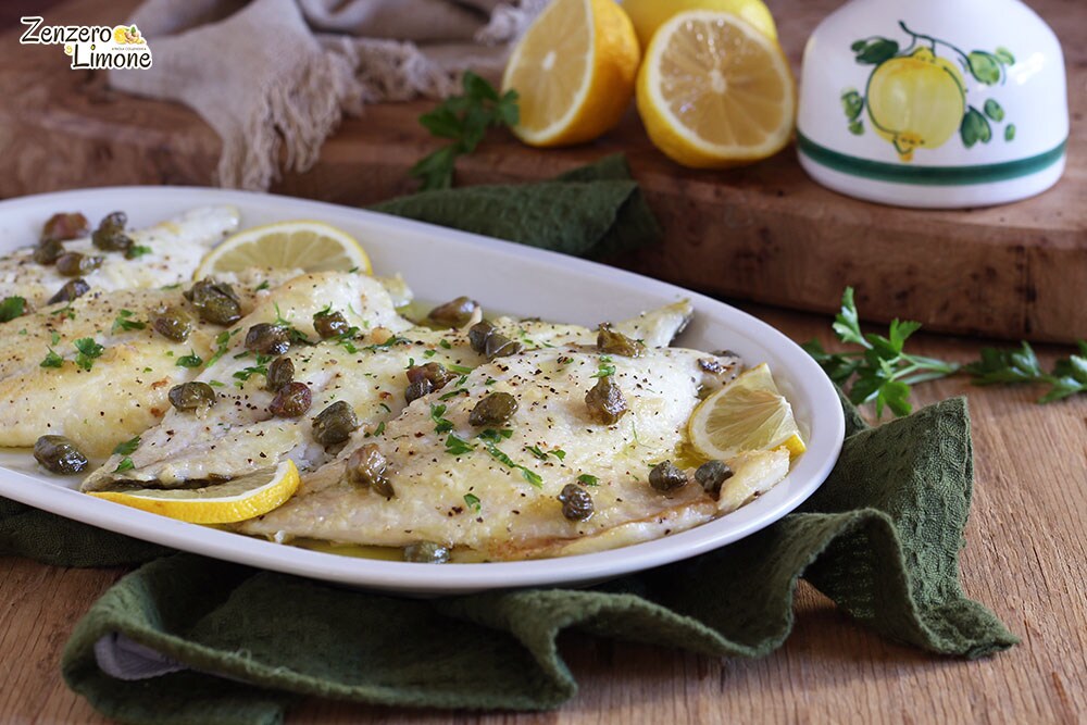 Sea Bream Fillets with Lemon and Capers