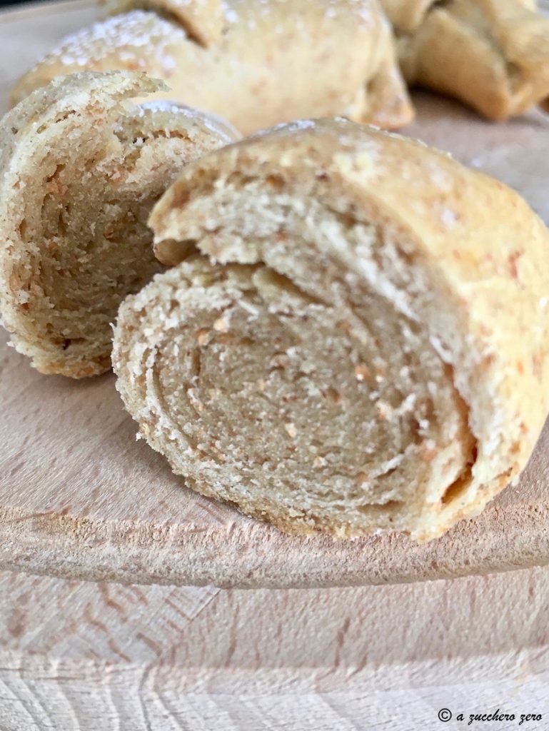 Semi-whole Wheat Croissants without Butter, Milk, and Eggs Inside