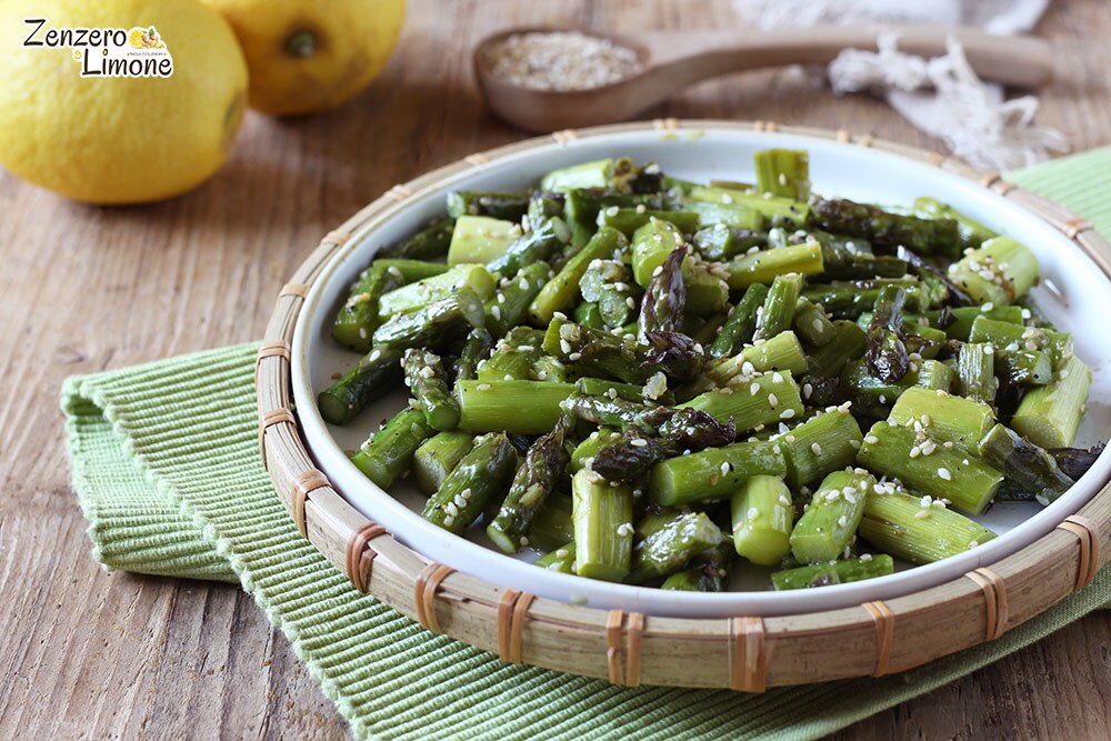 Sesame Stir-Fried Asparagus
