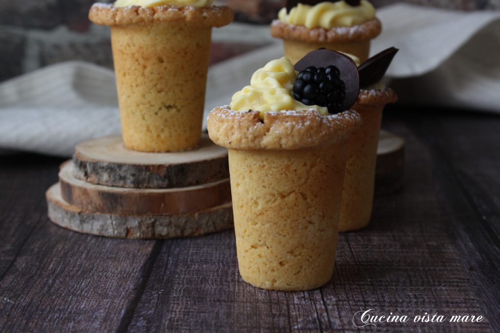 Shortcrust Pastry Cups with Cream Sea View Kitchen
