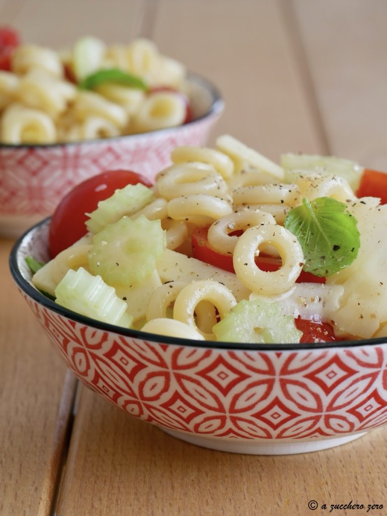 Sicilian Anelletti Salad with Cherry Tomatoes and Primosale Cheese