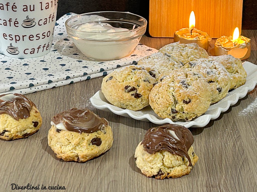 Soft yogurt and chocolate chip cookies